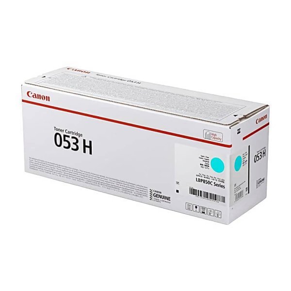 画像1: トナーカートリッジ053H CRG-053HCYN シアン 純正トナー (1)