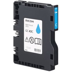 画像1: RICOH GC43C シアン インクカートリッジ 純正