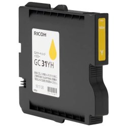 画像1: RICOH GC31YH イエロー インクカートリッジ 純正