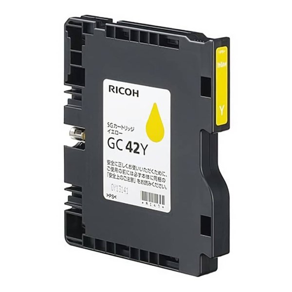画像1: RICOH GC42Y イエロー インクカートリッジ 純正 (1)