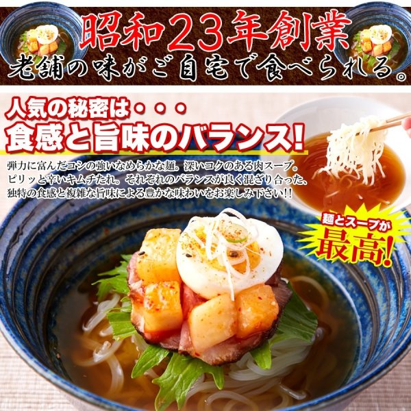 画像3: 本場名産品!!老舗の盛岡冷麺４食スープ付き（100ｇ×4袋） (3)