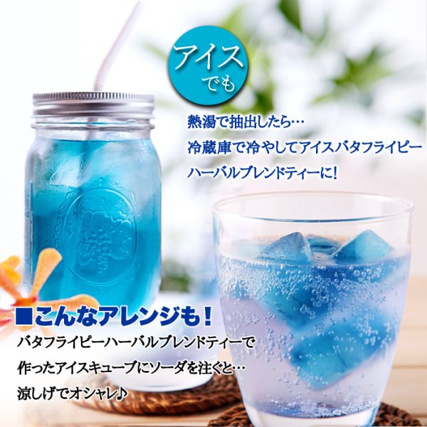 画像5: 青く美しいお茶…【お徳用】バタフライピーハーバルブレンドティー50包 (5)
