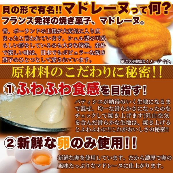 画像4: 有名洋菓子店の高級☆マドレーヌ1kg≪常温≫ (4)