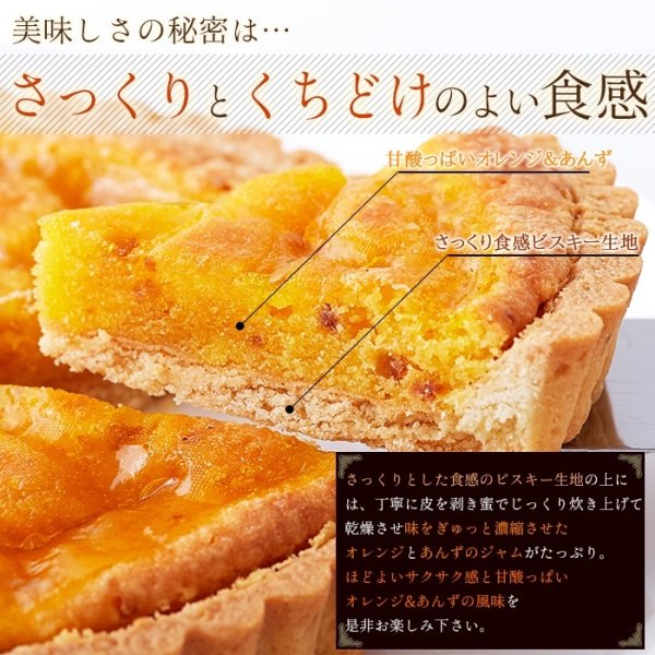 画像3: 甘酸っぱい味わいと香ばしいタルト生地が絶妙!!オレンジとあんずのタルトケーキ5号 (3)