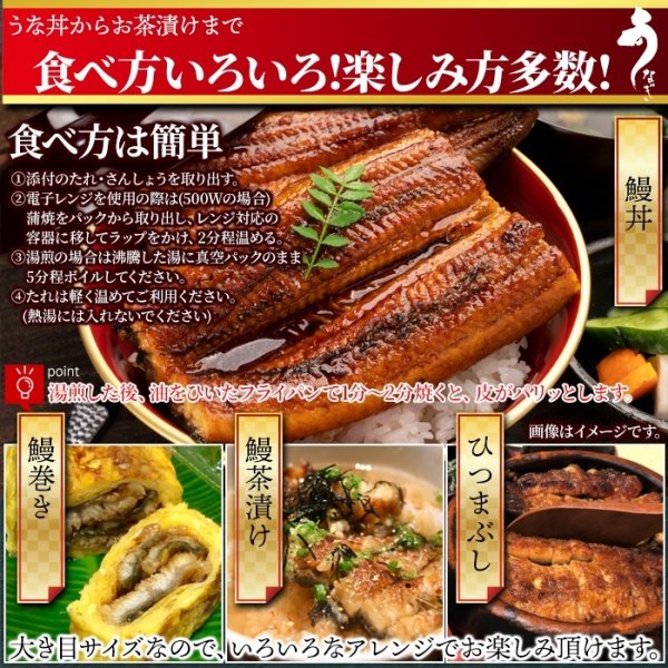 画像6: 日本ギフト大賞鹿児島県賞受賞!!国産特大うなぎ蒲焼き200g×2袋 (6)