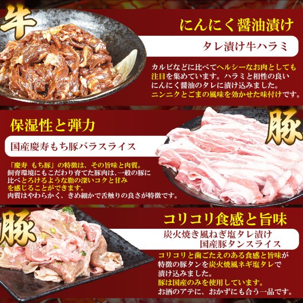 画像5: 5種の味をたっぷり堪能！焼肉豪華セット5種 1.2kg (5)