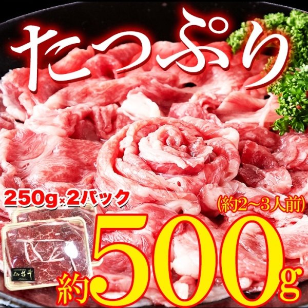 画像3: A5ランクの絶品お肉☆【無選別】仙台牛切り落とし500g (3)