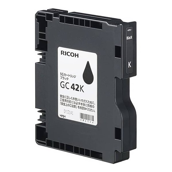 画像1: RICOH GC42K ブラック インクカートリッジ 純正 (1)